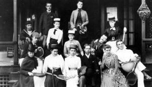 Alice Austen's photo of Tennis Clothing (1893). Source: Alice Austen House