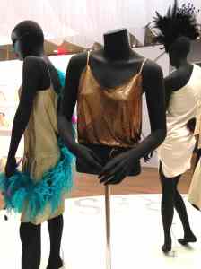 Stephen gave us the draped metallic disco top and so much more.