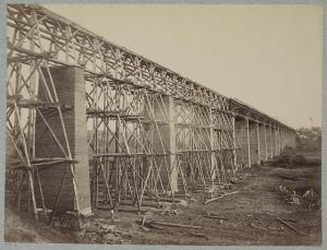 Timothy O’Sullivan’s 1865 photograph, High Bridge, Appomattox, Va. from Gardner's Photographic Sketch Book of the War [c1866] Source: Library of Congress