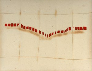 Mir-Hossein Mousavi (Khameneh), Musical Notations, a 1967 mixed media work inspired by Cage. Source: Grey