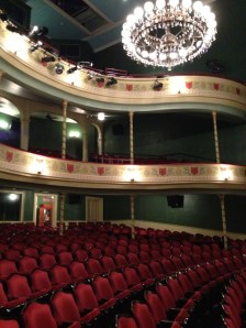 Thalian Hall's balconies and orchestra