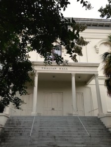 Wilmington, NC’s Thalian Hall, built 1855-1858, one of the oldest continuously operating theaters in the South