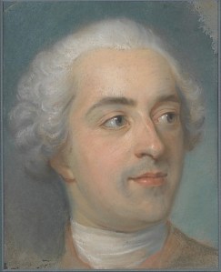 La Tour’s 1745 small pastel, Préparation for a Portrait of Louis XV, gives royalty the natural treatment