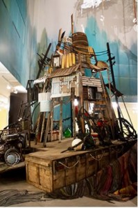 Close-up of one of Callie’s rafts. Photo: Brooklyn Museum