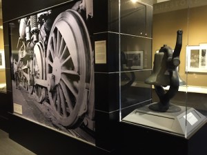 Inside the O. Winston Link Museum, showcasing Link’s spectacular photographs of the last days of steam on the Norfolk & Western Railroad
