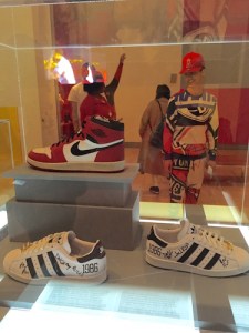 Nike’s original Air Jordan I (1985) and the 25th anniversary Run-DMC Adidas brings joy to Brooklyn fans