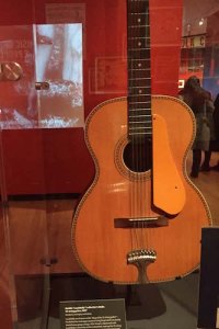 Ledbelly's historic twelve-string guitar 