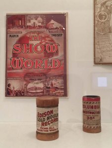Early pop music innovations: sheet music and Edison wax cylinders