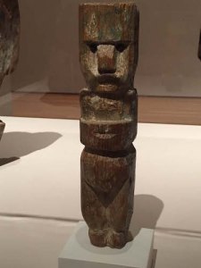 Carved wooden Doll inspired by Gauguin, 1907. From Gallery of Ontario.