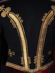Detail from British Royal Rifle Corps “Mess Dress” Jacket (1900), a possible inspiration for Ralph Lauren