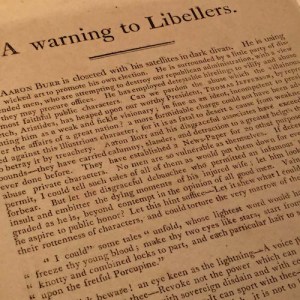 Politics gets ugly in 1804