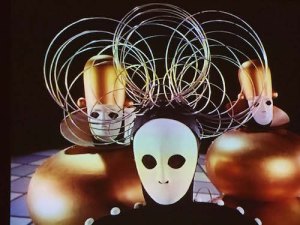 1970 video recreation of Oskar Schlemmer’s groundbreaking 1922 Triadic Ballet at the Bauhaus